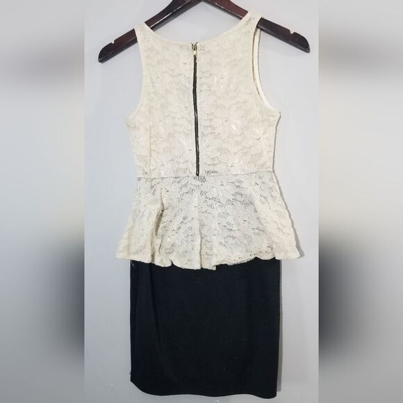 Tea n rose (s) lace 2 ton dress zip back - Picture 3 of 5